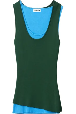 Staud Donna, Top, Verde, XS, new