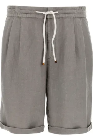 Brunello Cucinelli Uomo, Pantaloncini, Grigio, L, new