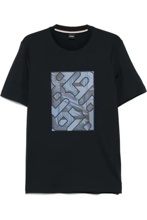 HUGO BOSS Uomo, Top, Blu, XL, new