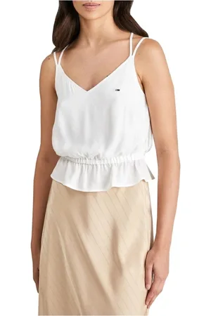 Tommy Hilfiger Donna, Top, Bianco, XS, new