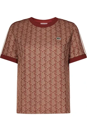 Lacoste Donna, Top, Arancione, M, new
