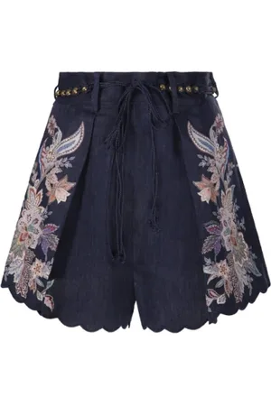 ZIMMERMANN Donna, Pantaloncini, Blu, S, new