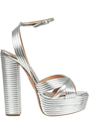 Aquazzura Donna, Scarpe, Grigio, 39 EU, new
