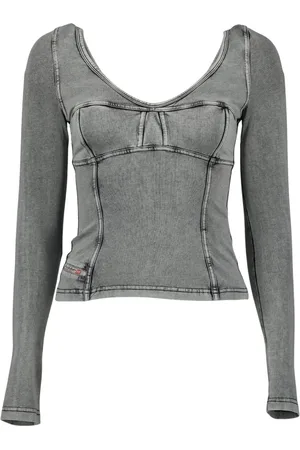 Diesel Donna, Top, Grigio, M, new