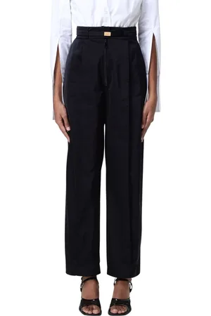 Elisabetta Franchi Donna, Pantaloni, Nero, L, new