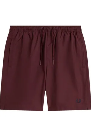 Fred Perry Uomo, Costumi da bagno, Rosso, L, new