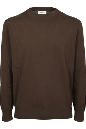 KANGRA CASHMERE Uomo, Maglie, Marrone, 2Xl, new