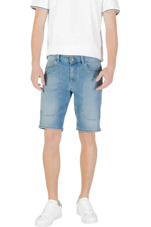 Jeckerson Uomo, Pantaloncini, Blu, W32, new