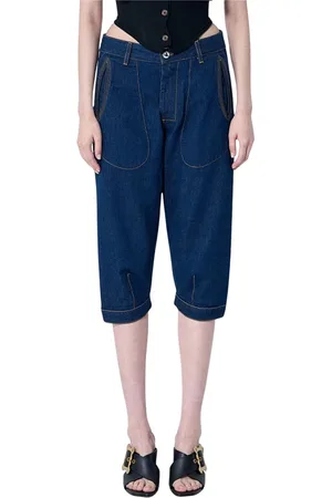 Vivienne Westwood Donna, Pantaloncini, Blu, W28, new