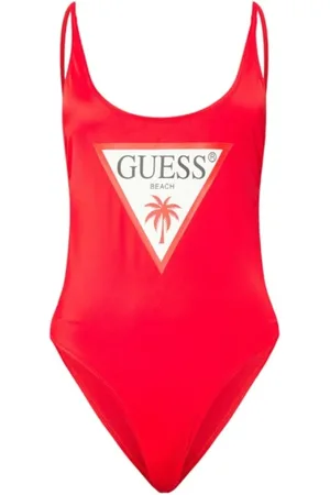 Guess Donna, Costumi da bagno, Rosso, L, new