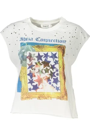 Desigual Donna, Top, Bianco, XL, new