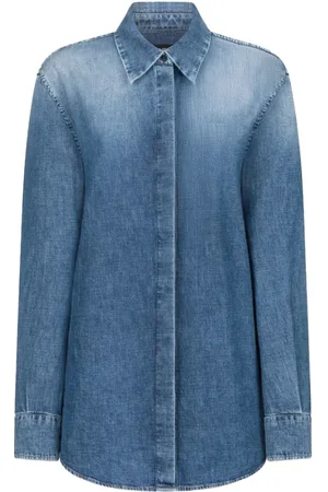 Dondup Donna, Camicette , Blu, 4Xs, new
