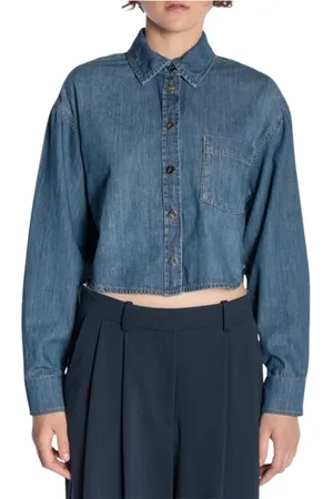 Kaos Donna, Camicette , Blu, S, new