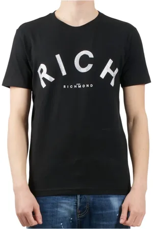 John Richmond Uomo, Top, Nero, XL, new