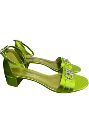 Salvatore Ferragamo Donna, Scarpe, Verde, 37 EU, new