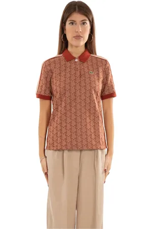 Lacoste Donna, Top, Marrone, M, new