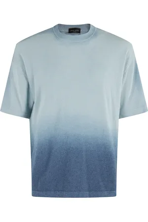 Roberto Collina Uomo, Maglie, Blu, S, new