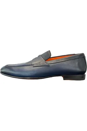 santoni Uomo, Scarpe, Blu, 44 1/2 EU, new