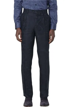 Etro Uomo, Pantaloni, Blu, L, new