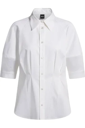HUGO BOSS Donna, Camicette , Bianco, XL, new