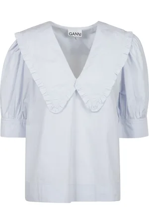 Ganni Donna, Camicette , Viola, L, new