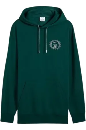 PUMA Donna, Felpe, Verde, S, new