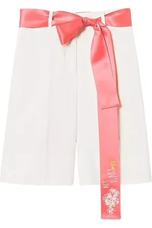 Twin-Set Donna, Pantaloncini, Bianco, XS, new