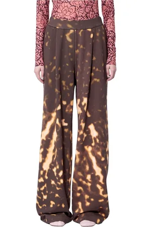DRIES VAN NOTEN Donna, Pantaloni, Marrone, L, new