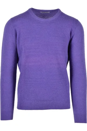 KANGRA CASHMERE Uomo, Maglie, Viola, S, new