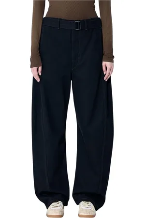 LEMAIRE Donna, Pantaloni, Nero, XS, new