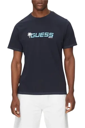 Guess Uomo, Top, Blu, XL, new