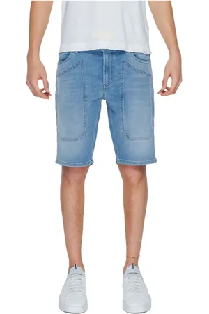 Jeckerson Uomo, Pantaloncini, Blu, W33, new