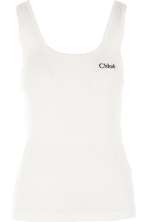 Chloé Donna, Top, Bianco, L, new