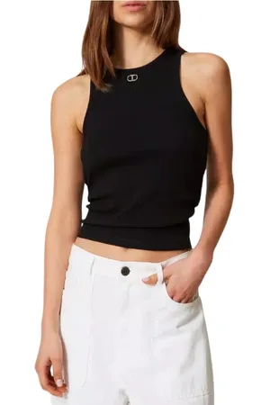 Twin-Set Donna, Top, Nero, S, new