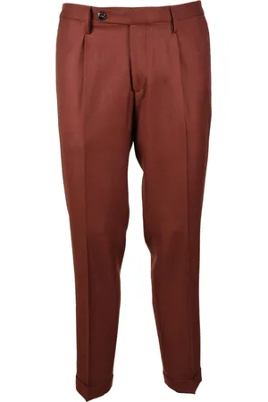 MICHAEL COAL Uomo, Pantaloni, Rosso, W32, new