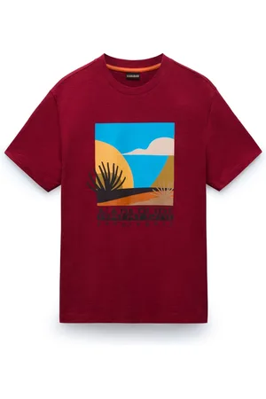 Napapijri Uomo, Top, Rosso, L, new