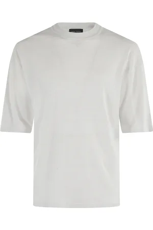 Roberto Collina Uomo, Maglie, Bianco, XL, new