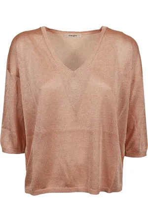 KANGRA CASHMERE Donna, Maglie, Rosa, XS, new