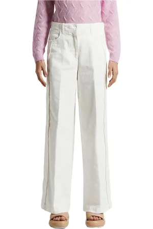 PESERICO SIGN Donna, Pantaloni, Bianco, L, new