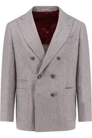 Brunello Cucinelli Uomo, Giacche, Grigio, L, new