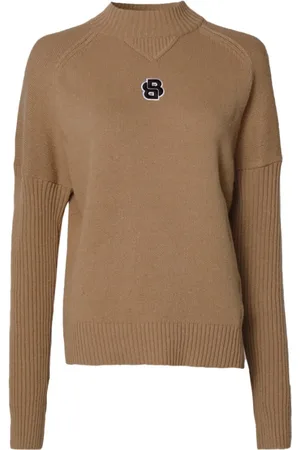 HUGO BOSS Donna, Maglie, Marrone, L, new