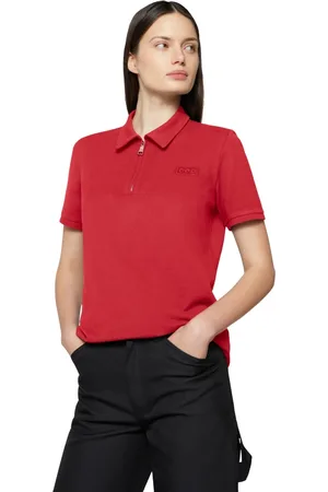 add Donna, Top, Rosso, L, new