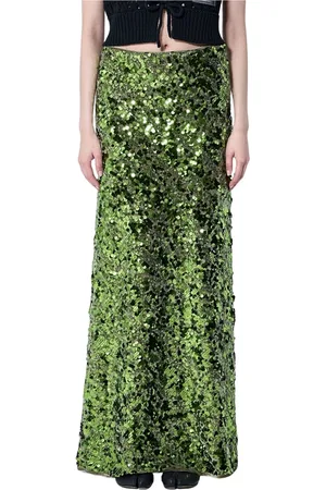 Ganni Donna, Gonne, Verde, M, new