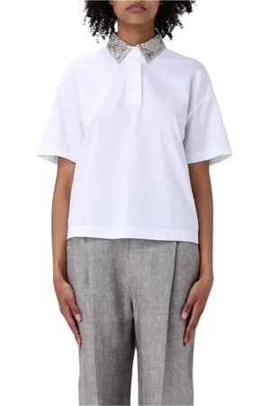 Brunello Cucinelli Donna, Top, Bianco, L, new