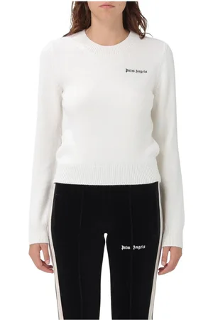 Palm Angels Donna, Maglie, Bianco, M, new