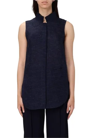 Emporio Armani Donna, Top, Blu, L, new