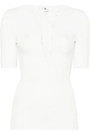 Elisabetta Franchi Donna, Camicette , Bianco, S, new