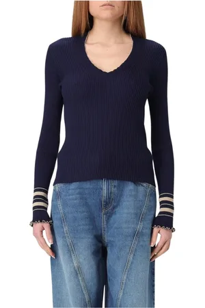 Twin-Set Donna, Maglie, Blu, XL, new