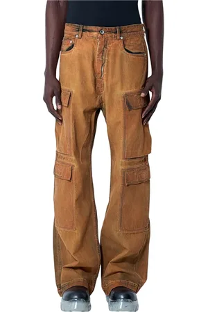 Rick Owens Uomo, Pantaloni, Arancione, W28, new