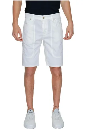 Jeckerson Uomo, Pantaloncini, Bianco, W36, new